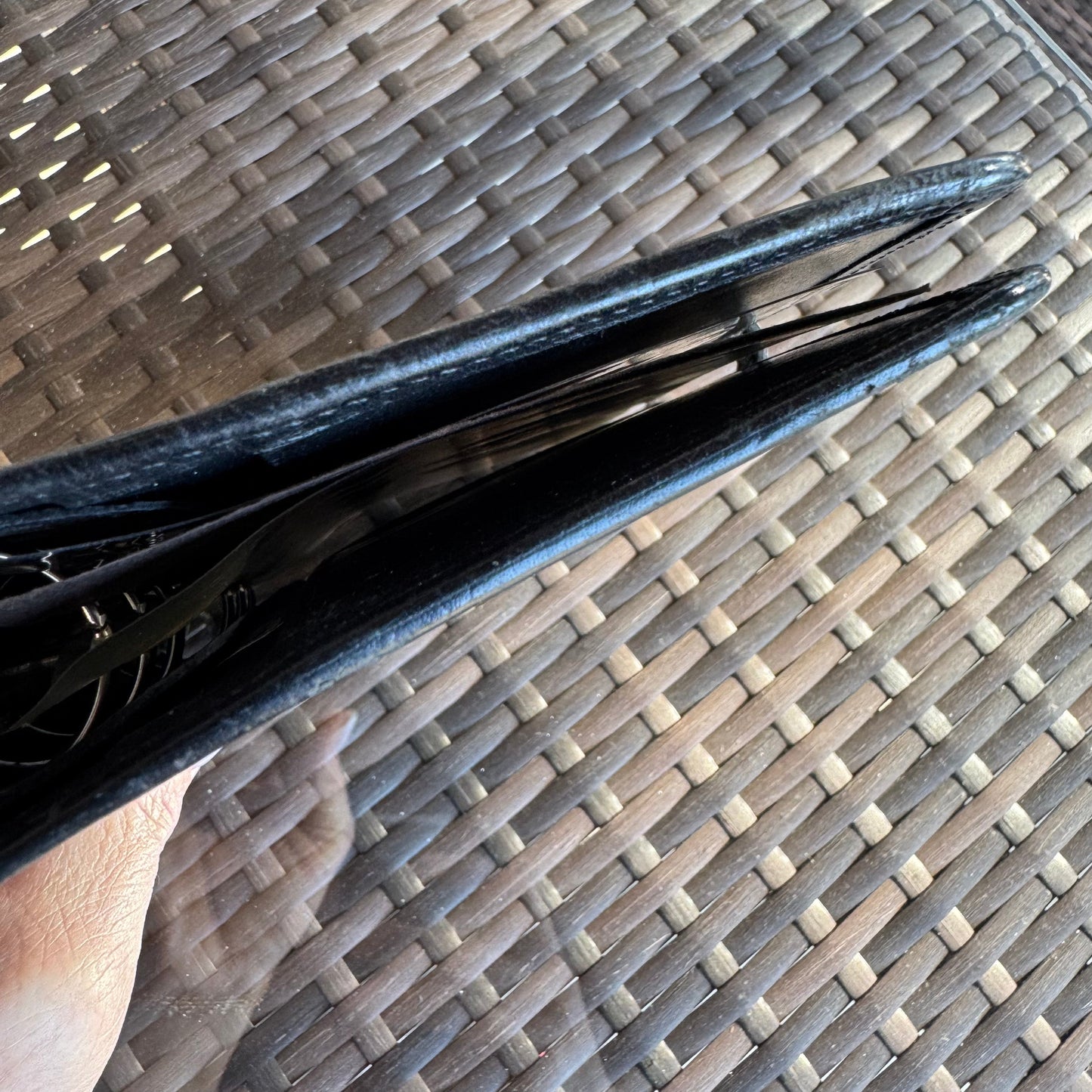 Vintage Coach Black Pocket Organizer