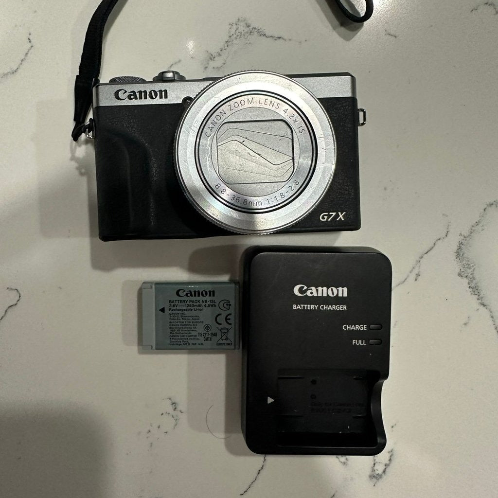 Canon Power Shot G7X Mark Iii 20 1Mp Point Shoot Digital Camera In Silver Dn