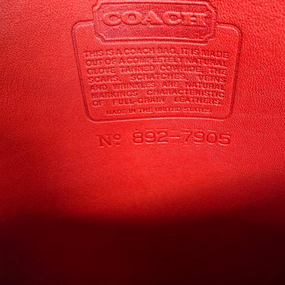 Vintage Coach Red Station Bag 5130