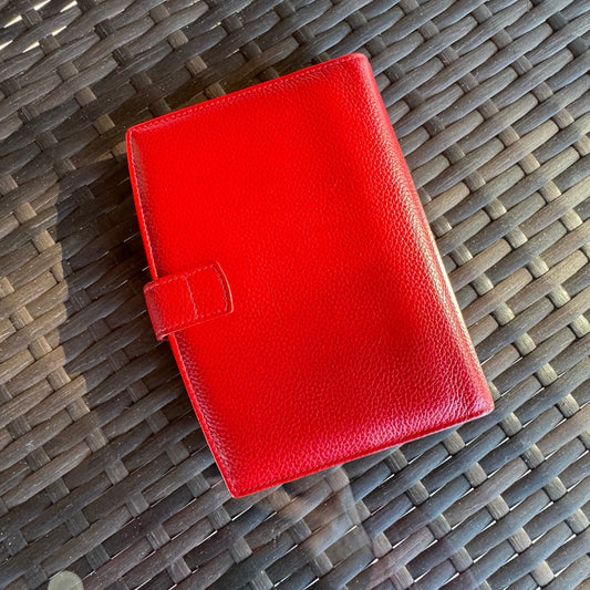 Vintage Coach Red Madison Pocket Organizer 4489