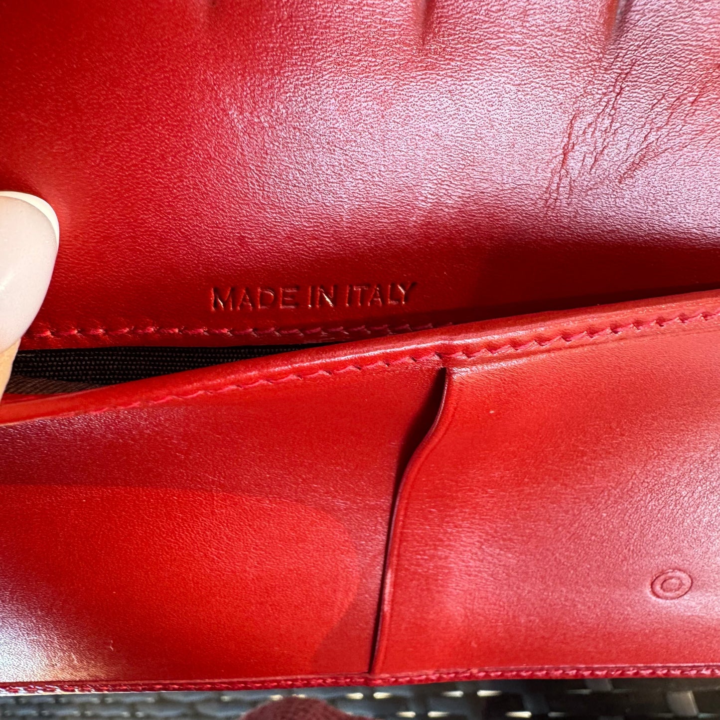 Vintage Coach Red Madison Pocket Organizer 4489