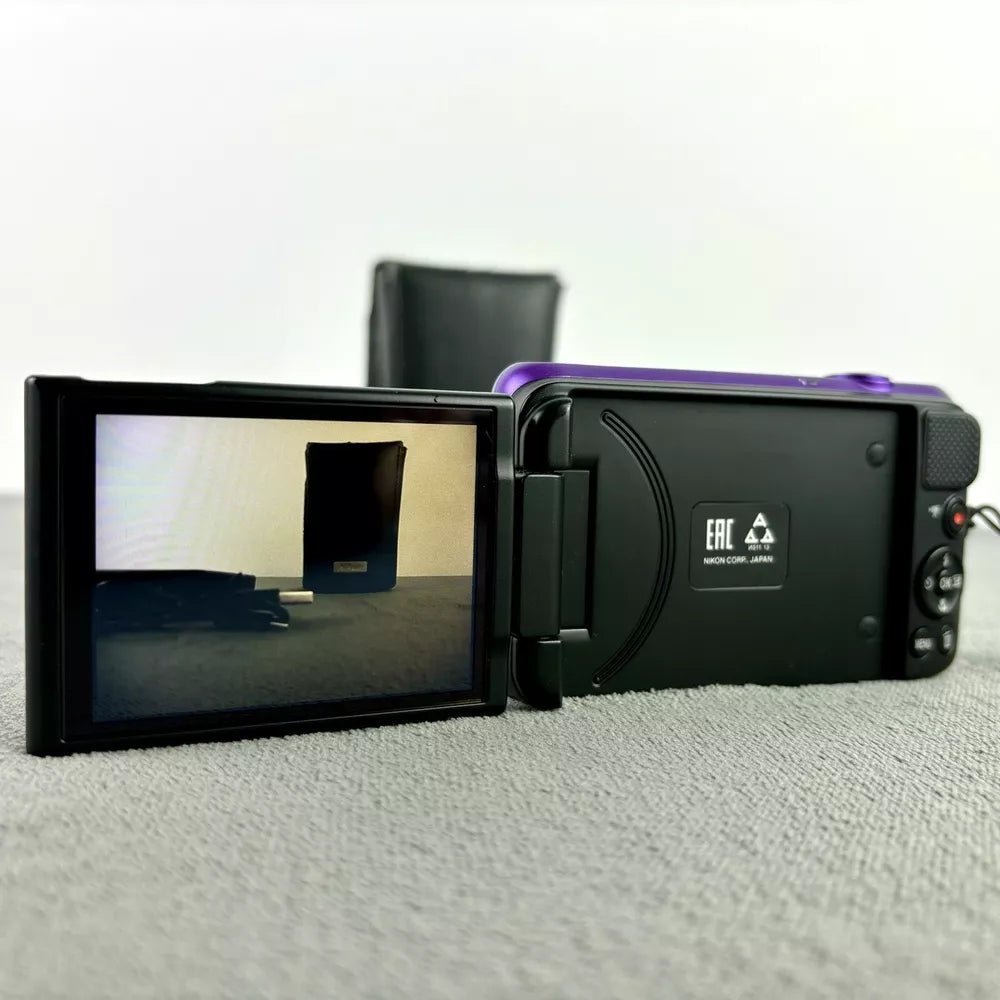 Nikon Coolpix S6600 Rare Purple Compact Digital Camera 16 0Mp 12X Zoom Set Jy