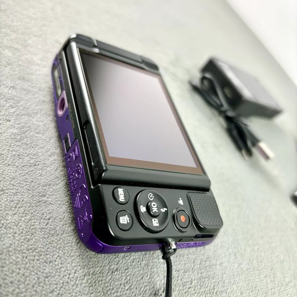 Nikon Coolpix S6600 Rare Purple Compact Digital Camera 16 0Mp 12X Zoom Set Jy