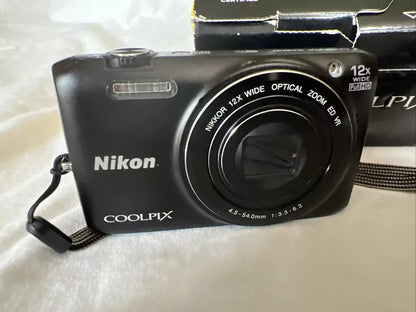 Nikon Coolpix S6800 16 0 Mega Pixels 12X Optical Zoom Compact Digital Camera Dv