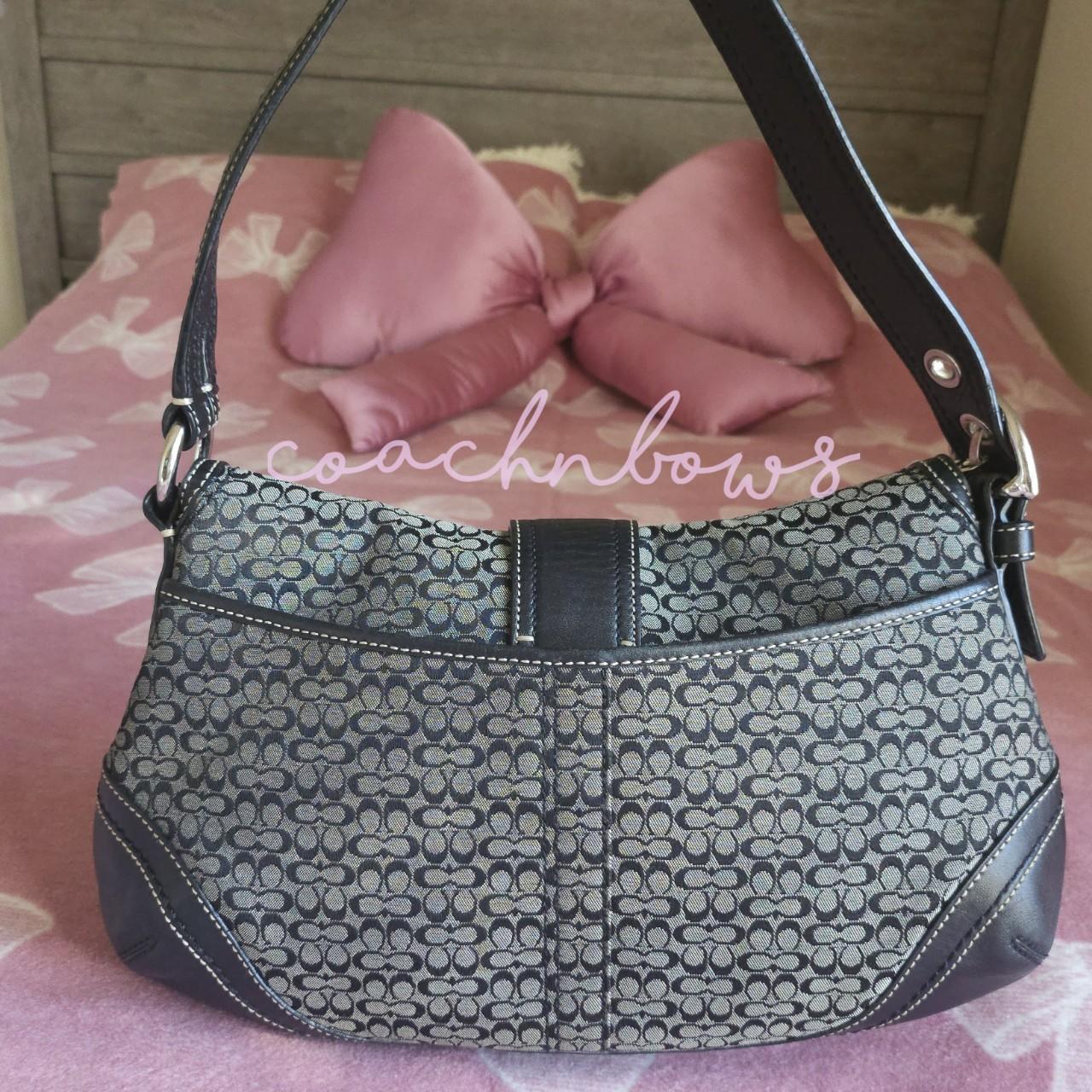 Y2K Vintage Coach Large Soho Signaure Cs Shoulder Purse
