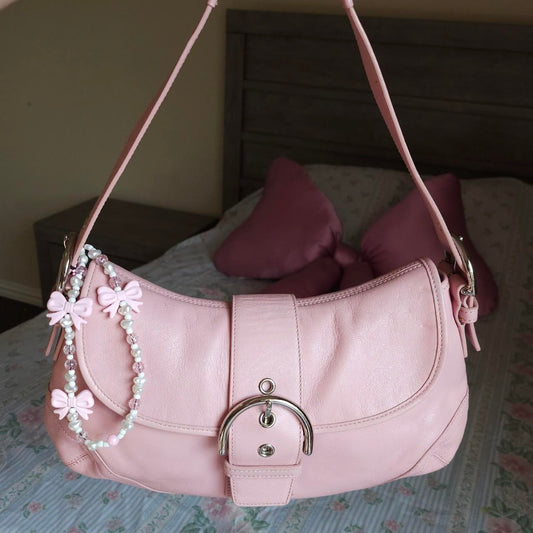 Y2K Coach Baby Pink Soho Shoulder Bag Purse