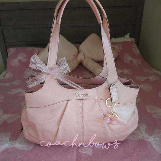 Vintage Coach Pearly Pink Coquette Shoulder Bag