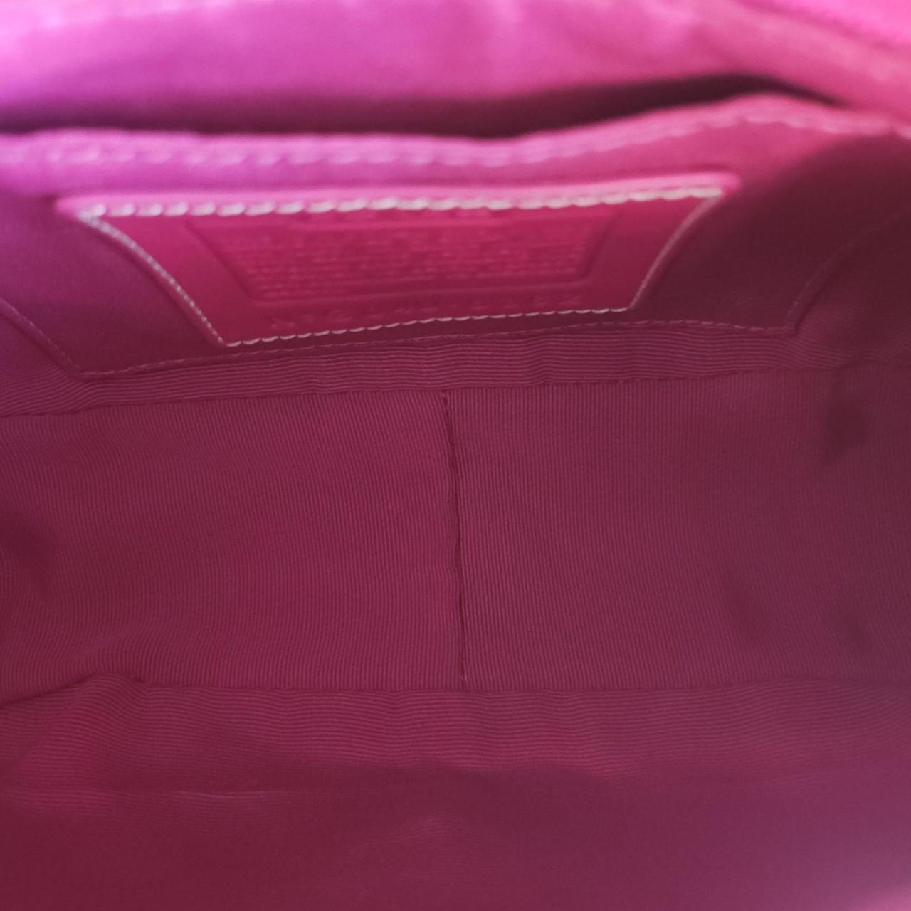 Y2K Vintage Coach Barbie Pink Suede Mini Demi Buckle Shoulder Bag