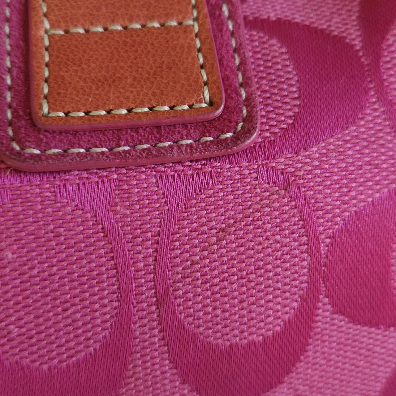 Y2K Vintage Coach Barbie Pink Suede Mini Demi Buckle Shoulder Bag