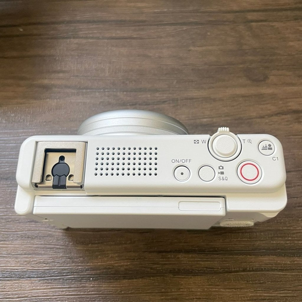 Sony White Zv 1F Digital Camera Ak