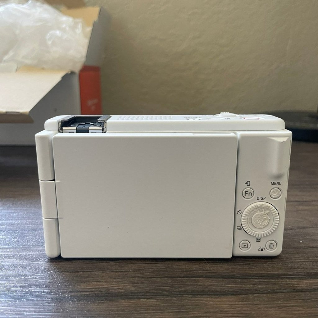 Sony White Zv 1F Digital Camera Ak