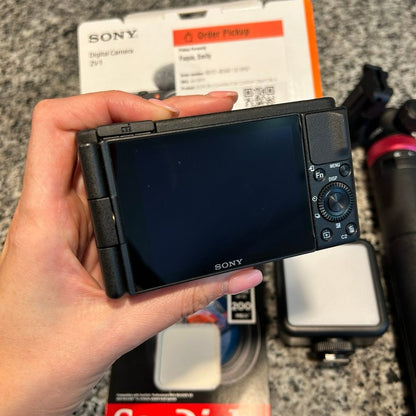 Sony Black Zv 1 Digital Camera Vk