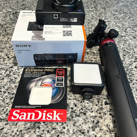 Sony Black Zv 1 Digital Camera Vk