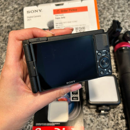 Sony Black Zv 1 Digital Camera Vk