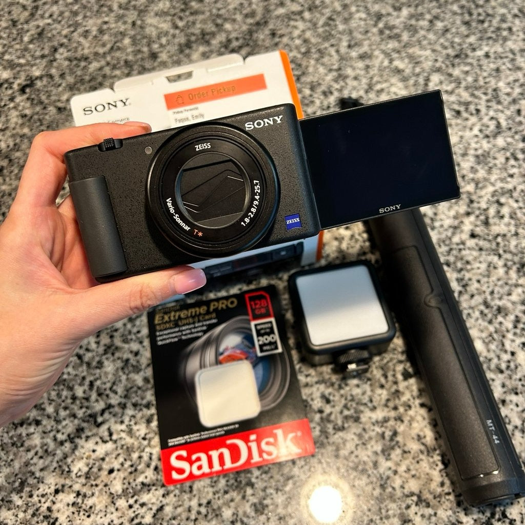 Sony Black Zv 1 Digital Camera Vk
