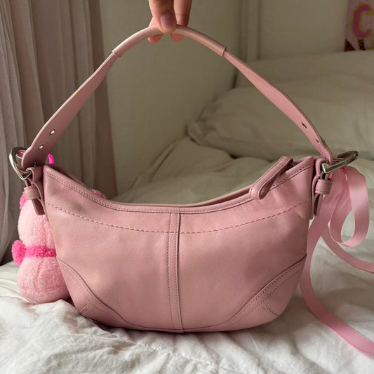 Coach Baby Pink Mini Hobo