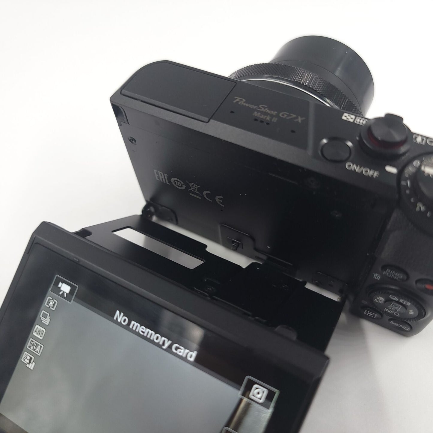 Canon PowerShot G7x Mark II 20.1 MP Digital Camera - Black, MINT