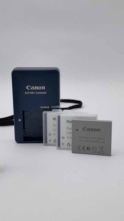 Canon Powershot Digital Elph Sd1000 / Ixus 70 Digital Camera Bundle!