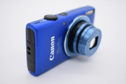 Canon Powershot Elph 115 Is Digital Camera Blue 16.0Mp 5X Optical Zoom
