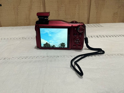 Near Mint Canon Powershot Sx710Hs Wi-Fi Camera 20.3Mp 30X Optical Zoom Red
