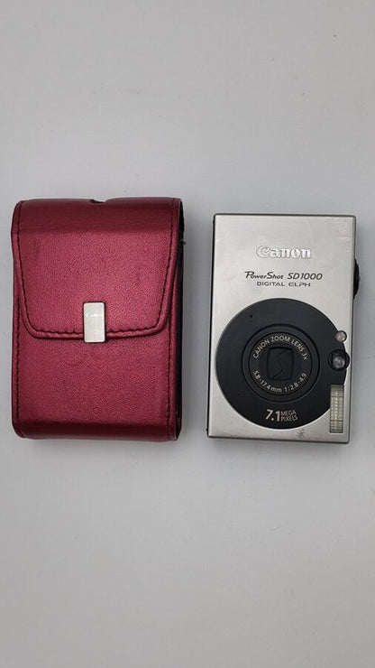 Canon Powershot Digital Elph Sd1000 / Ixus 70 Digital Camera Bundle!