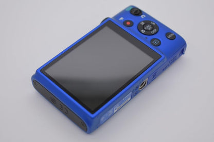 Canon Powershot Elph 115 Is Digital Camera Blue 16.0Mp 5X Optical Zoom